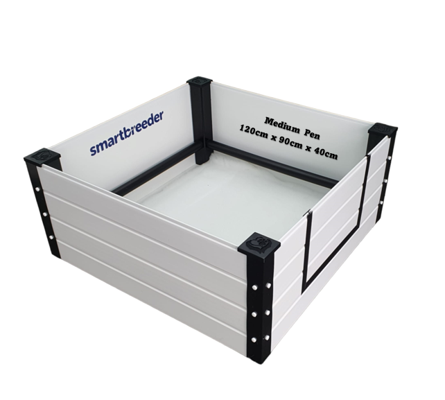Black & White Whelping Box - SmartBreeder.com