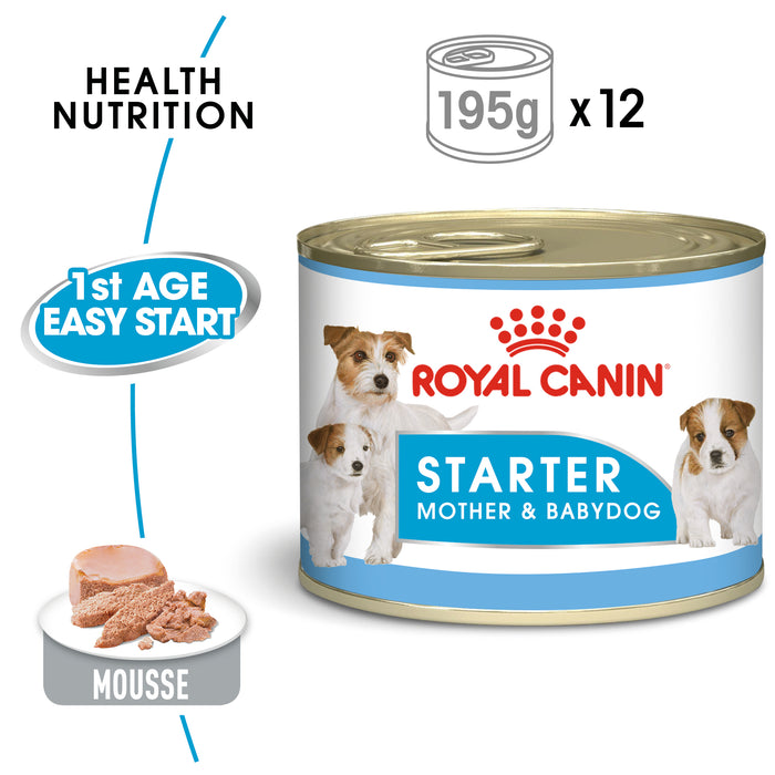 ROYAL CANIN® Starter Mousse Mother & Babydog (12x 195g) - SmartBreeder.com